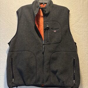 Vtg Polo Sport Ralph Lauren Mens Vest XL Reversible Full Zip Fleece USA Made